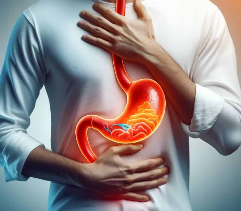 역류성 식도염 증상부터 원인, 자가치료까지! 1 역류성 식도염 증상을 호소하는 남성